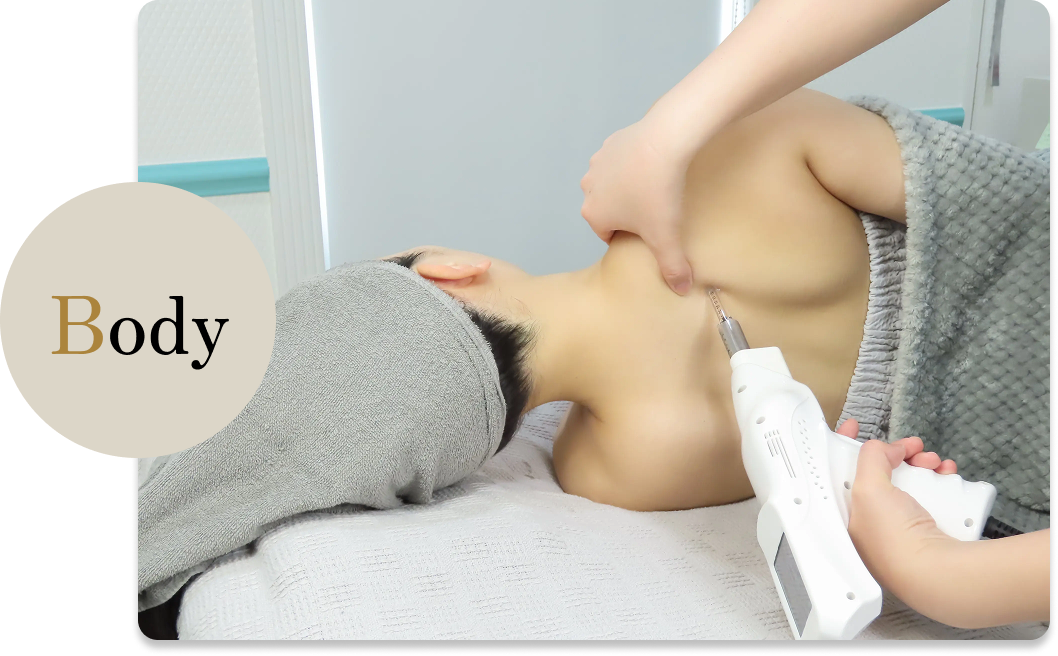 h-beauty 未来型スキントリートメント 腰痛の改善